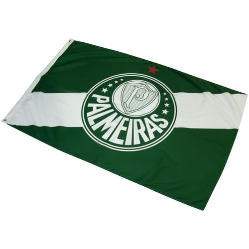Bandeira Oficial 3 Panos Palmeiras 1,35 X 1,95 M