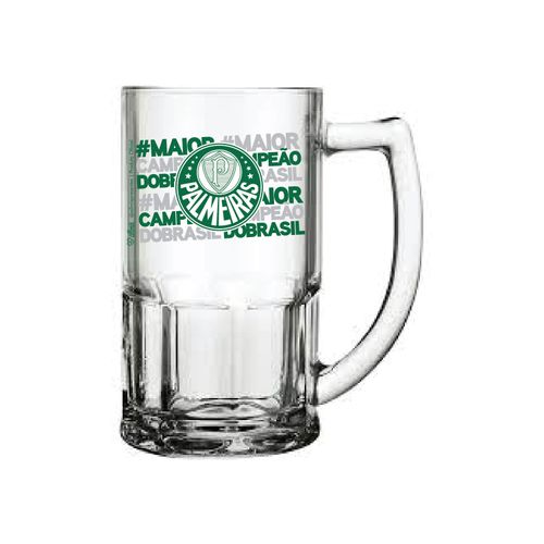 Caneca De Vidro Bristol 340Ml Palmeiras
