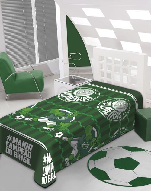 MANTA FUN COM CINTA PALMEIRAS CAMPEAO 1,50 m x 2,00 m