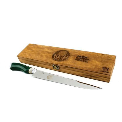 Faca Blades Brasil Oficial Palmeiras Pesada Inox 10 pol