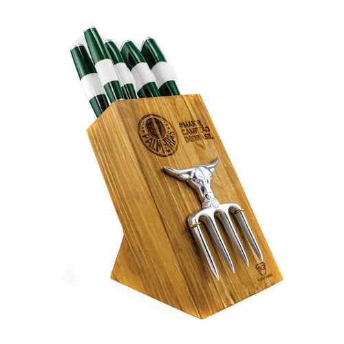 Conjunto Blades Brasil Oficial Palmeiras para Churrasco Completo Inox