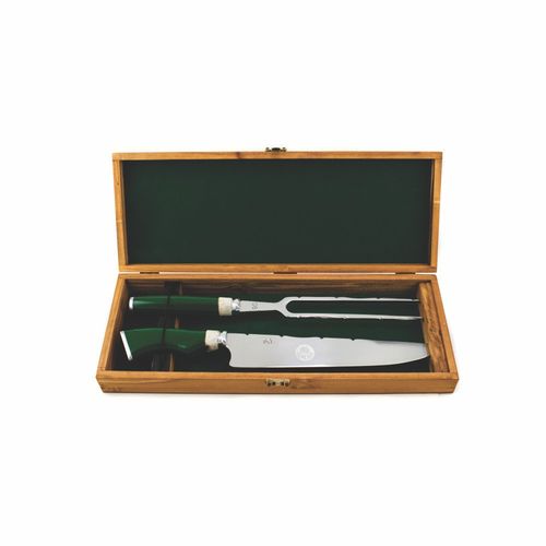 Conjunto Blades Brasil Oficial Palmeiras para Churrasco 2 Peças Inox 10 pol